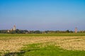 Beautiful view of famous Kap Arkona lighthouse in summer, island of Ruegen, Baltic Sea, Germany Royalty Free Stock Photo