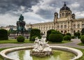 Beautiful view of famous Kunsthistorisches Museum. Vienna