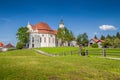 Famous Wieskirche pilgrimage church, Bavaria, Germany