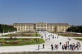 Beautiful view of famous Schonbrunn Palace Royalty Free Stock Photo