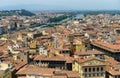 Beautiful view of Florence from Palazzo Vecchio in Florence, Italy Florence, Ital Royalty Free Stock Photo