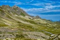 Beautiful view from Fluela Pass near Davos - Grisons, Switzerland