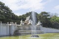 Beautiful view of the fountain near the Schnbrunn Palace in Vienna Royalty Free Stock Photo
