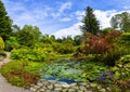 Beautiful view of the gardens of Armadale Castle, in the Isle of Skye Royalty Free Stock Photo