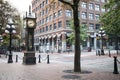 Beautiful view of Gastown Steam Clock in Vancouver Royalty Free Stock Photo