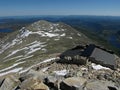 Beautiful view from Gaustatoppen in Norway