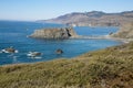Beautiful North California Coastline, Sonoma, CA. Goat Rock Beach Royalty Free Stock Photo