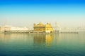 Beautiful view of golden temple shri Harmandir Sahib in Amritsar