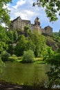 Czech castle Loket Royalty Free Stock Photo