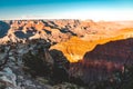 Beautiful view of the Grand Canyon National park. Royalty Free Stock Photo