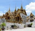 Beautiful view of the Grand Royal Palace in Bangkok, Thailand. Royalty Free Stock Photo