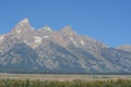 Beautiful view of the Grand Teton Mountains in the Grand Teton National Park, Wyoming