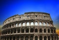 The beautiful view of the Great Colosseum