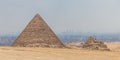 The beautiful view of the Great Pyramid of Menkaure