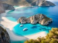 beautiful view of the greek island of milos, greece Royalty Free Stock Photo