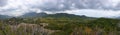 Panorama view of the north of the Palawan island