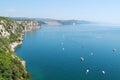 Beautiful view on gulf of Trieste