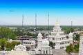 Beautiful view of gurudwara sahib in shri Anandpur Sahib, Punjab Royalty Free Stock Photo