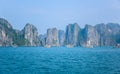 Beautiful view of Ha Long Bay, a very popular travel destination in Quang Ninh Province, northeast Vietnam