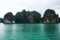 Beautiful view of Halong Bay, Vietnam, scenic view of islands, Southeast Asia