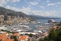 A beautiful view of the harbor of Monaco