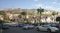 Beautiful view of the hill in front of the Grand Casino of Monte-Carlo Royalty Free Stock Photo