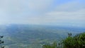 beautiful view of the hills from mount andong Royalty Free Stock Photo