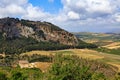 Segesta Sicily Italy View of Temple Ruins Royalty Free Stock Photo