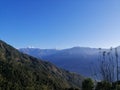 Beautiful view hilly region of Nepal