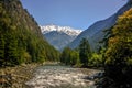 Beautiful view of Himalayan mountains, Kasol, Parvati valley, Himachal Pradesh, India