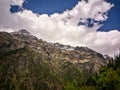 Beautiful view of Himalayan mountains, Kasol, Parvati valley, Himachal Pradesh, India