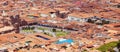 Beautiful view of hisric centre of Cusco or Cuzco city Royalty Free Stock Photo