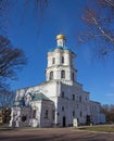 Beautiful view of historic building with a bell tower