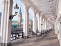 Beautiful view of historic buildings and Alster river