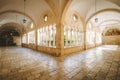 Courtyard of Franciscan Church and Monastery, Dubrovnik, Croatia Royalty Free Stock Photo