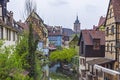 Beautiful view of historic town of Colmar, Alsace region, France Royalty Free Stock Photo