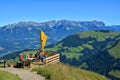 Beautiful view from Hohe Salve mountain Royalty Free Stock Photo