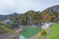 Beautiful view of Hoheikyo dam in Jozankei onsen