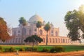 Beautiful view of the Humayun& x27;s Tomb, Dehli, India Royalty Free Stock Photo