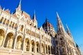 Beautiful view of Hungarian parliament, Budapest , Hungary Royalty Free Stock Photo