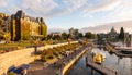 Beautiful view of Inner Harbour in Victoria, British Columbia, CANADA Royalty Free Stock Photo