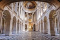 The beautiful view inside of the Royal Chapel of Versailles Palace, France Royalty Free Stock Photo