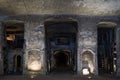 Beautiful view of the interior of Catacombs of San Gennaro, Rione Sanita in Naples, Italy