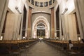 Beautiful view of the interior of Saint Joseph\'s Oratory of Mount Royal in Montreal Royalty Free Stock Photo