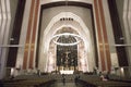 Beautiful view of the interior of Saint Joseph\'s Oratory of Mount Royal in Montreal Royalty Free Stock Photo