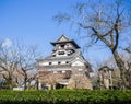 Beautiful view of Inuyama Castle, a Japanese style castle is landmark of city Inuyama. Royalty Free Stock Photo