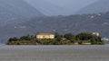 Beautiful view of the Isola Madre on Lake Maggiore off Stresa, Piedmont, Italy Royalty Free Stock Photo