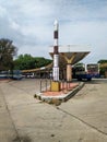Beautiful view of ISRO Layout Bus Stop and Replica of GSLV or PSLV Satellite Rocket