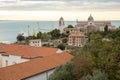 Beautiful view of the Italian port city of Ancona on the Adriatic coast