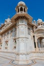 Beautiful view of Jaswant Thada cenotaph, Jodhpur, Rajasthan, India. Built out of intricately carved sheets of Makrana marble,